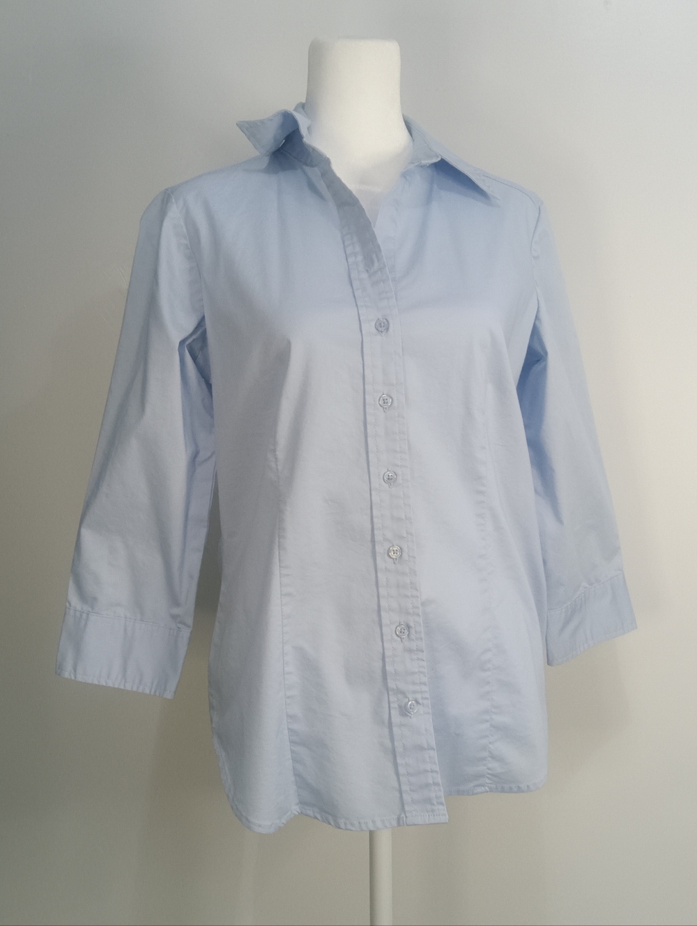 Classic Light Blue Men's Button-Up Shirt
